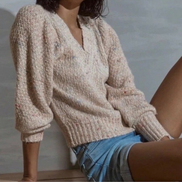 Brochu Walker Sweaters - BROCHU WALKER ANDRAIN ALPACA WOOL SAFFRON
MULTI COLOR SWEATER SIZE XS